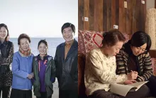 Stills from Boomerang Family (고령화가족) and Lucky Chan-sil (찬실이는복도많지)