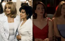 Stills from The First Wives Club and Kissing Jessica Stein