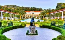 Getty Villa courtyard | Photo by Stephen Lee Carr, Flickr