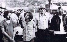 Charles Manson arrested at Spahn Ranch in August 1969